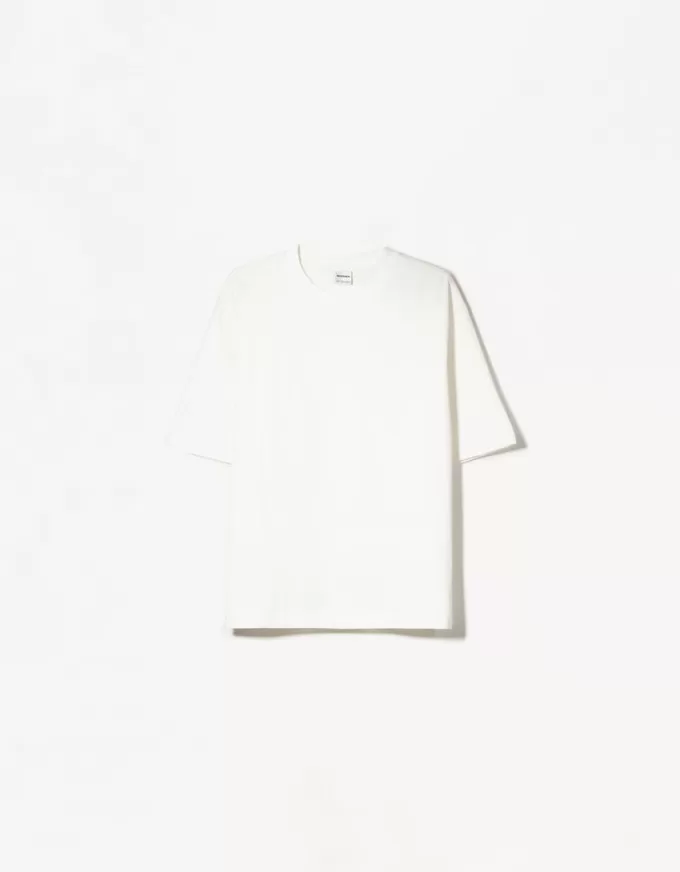Oversize short sleeve heavy cotton T-shirt