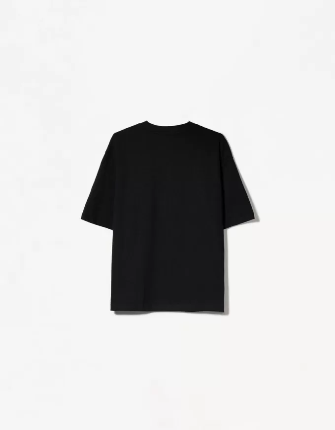 Oversize short sleeve heavy cotton T-shirt