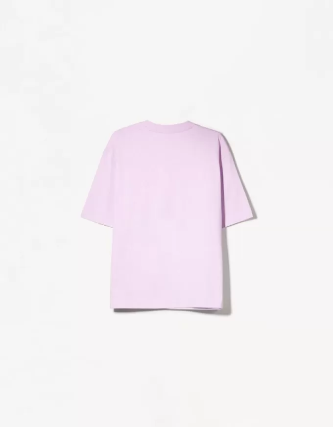 Oversize short sleeve heavy cotton T-shirt