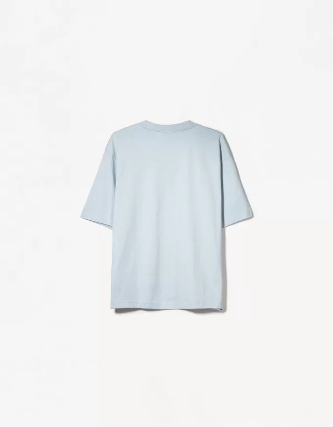 Oversize short sleeve heavy cotton T-shirt