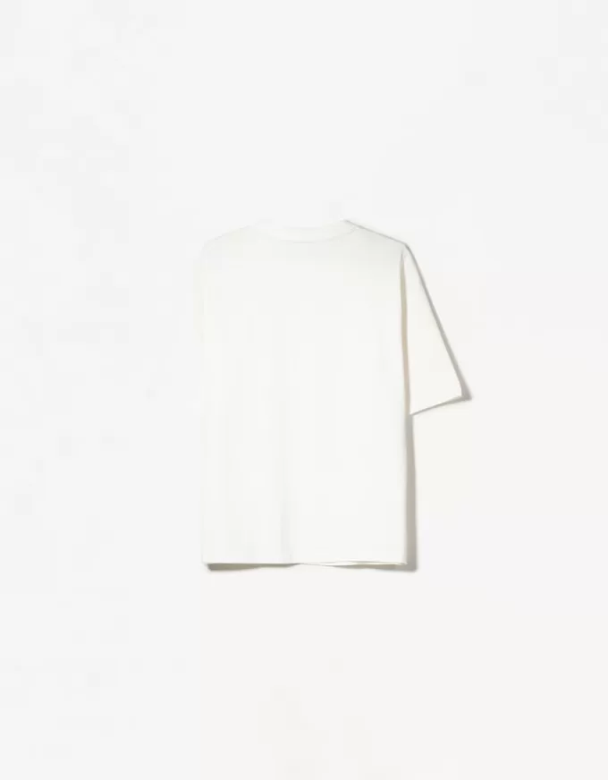 Oversize short sleeve heavy cotton T-shirt