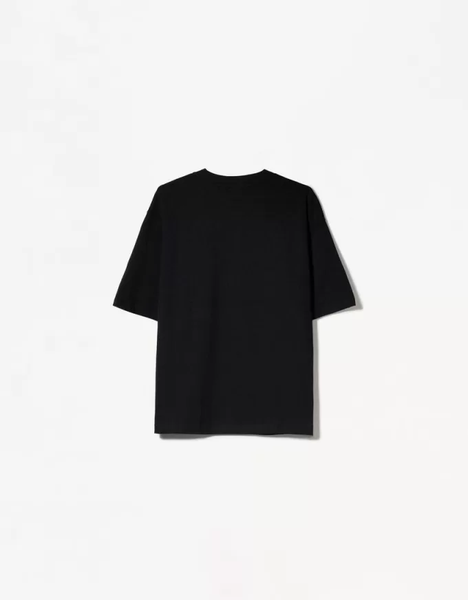 Oversize short sleeve heavy cotton T-shirt
