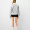 Oversize sweatshirt with side pockets