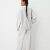 Oversize sweatshirt with side pockets