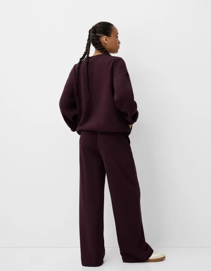Oversize sweatshirt with side pockets Oversize sweatshirt with side pockets