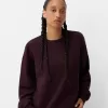 Oversize sweatshirt with side pockets Oversize sweatshirt with side pockets