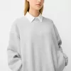 Oversize sweatshirt with side pockets