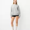 Oversize sweatshirt with side pockets