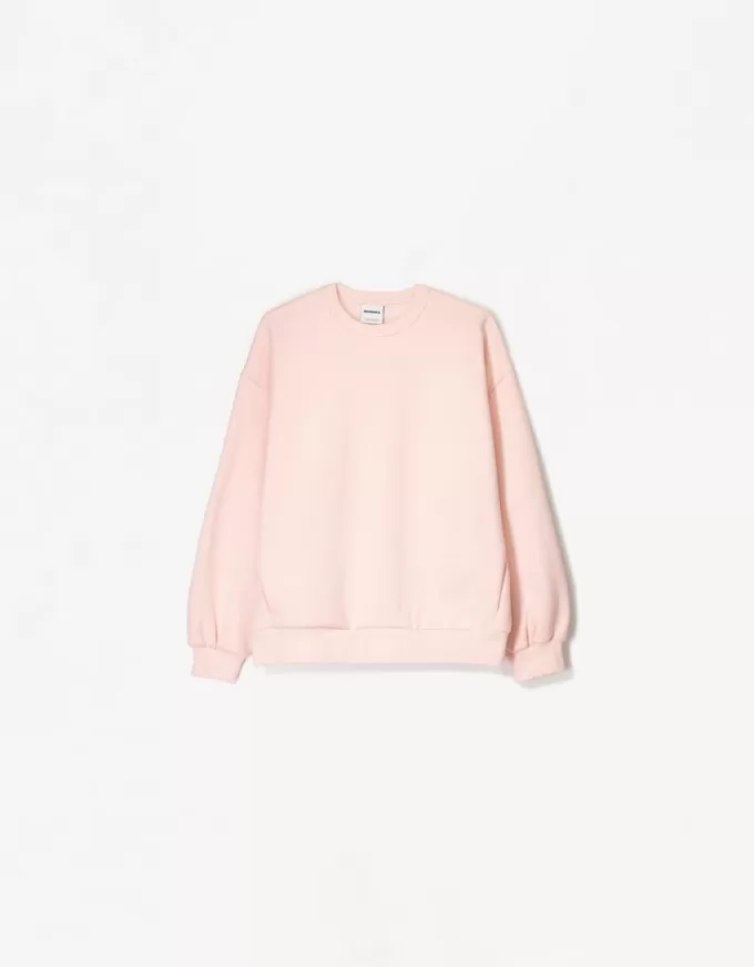 Oversize sweatshirt with side pockets