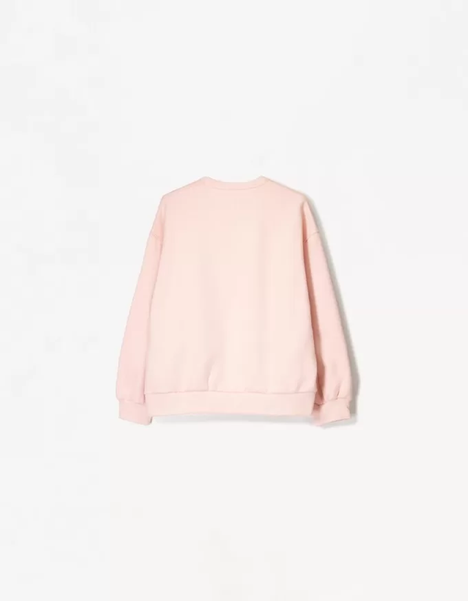 Oversize sweatshirt with side pockets