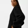 Oversize sweatshirt with side pockets