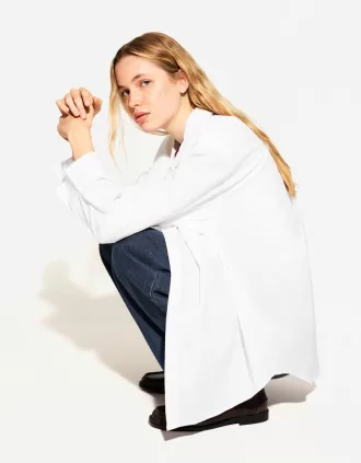 Oversized poplin shirt