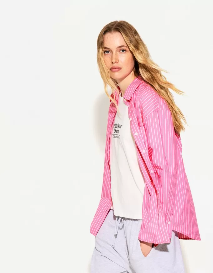 Oversized poplin shirt Oversized poplin shirt