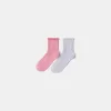 Pack of 2 pointelle socks