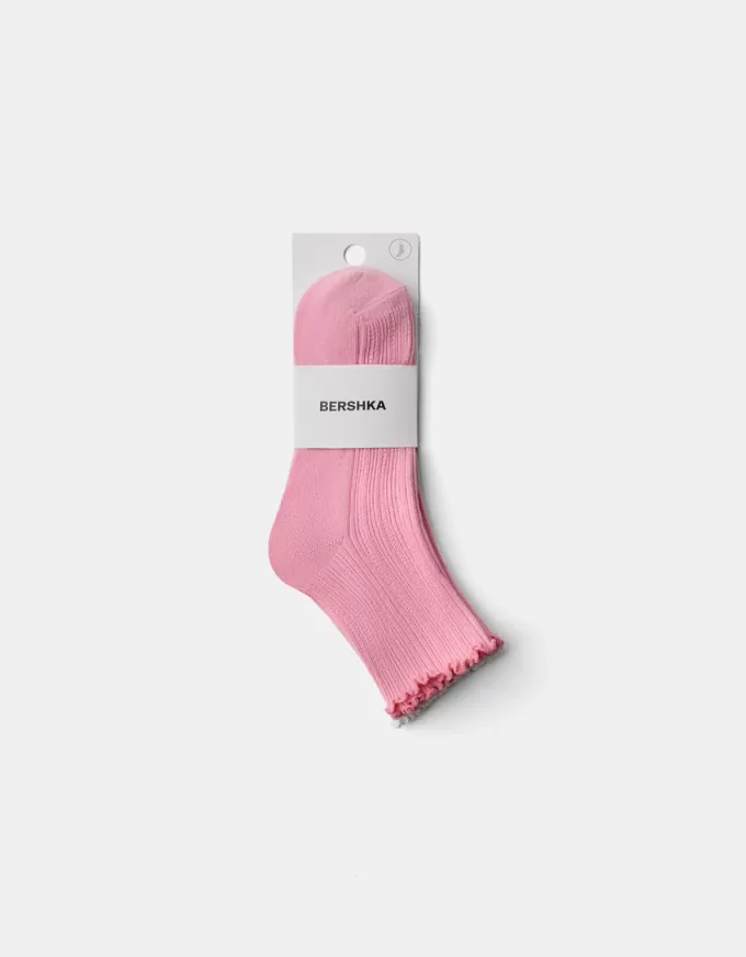 Pack of 2 pointelle socks