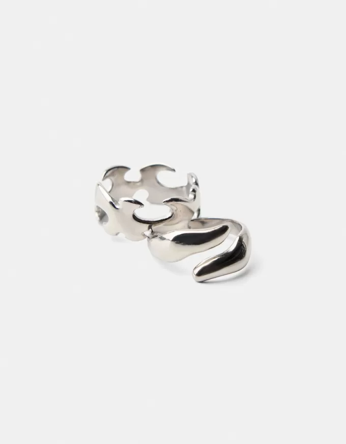 Pack of 2 stainless steel rings Pack of 2 stainless steel rings