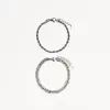Pack of 2 steel bracelets