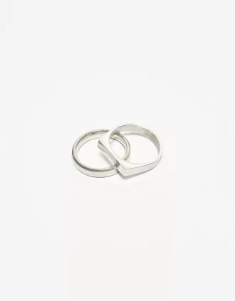 Pack of 2 steel rings