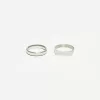 Pack of 2 steel rings