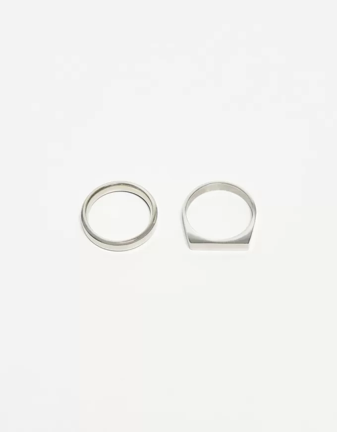 Pack of 2 steel rings