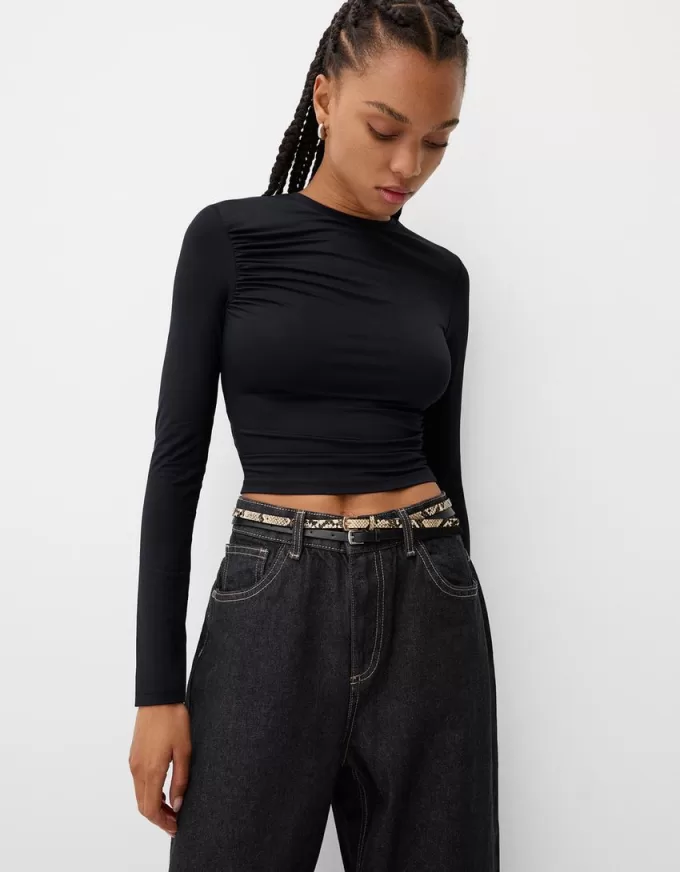 Pack of 2 thin belts