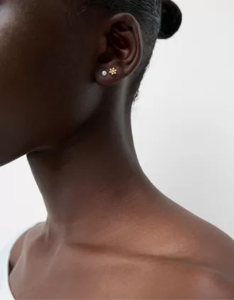 Pack of 20 rhinestone earrings