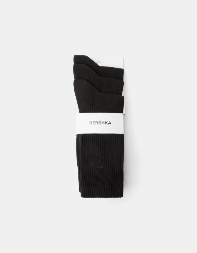 Pack of 3 embroidered socks