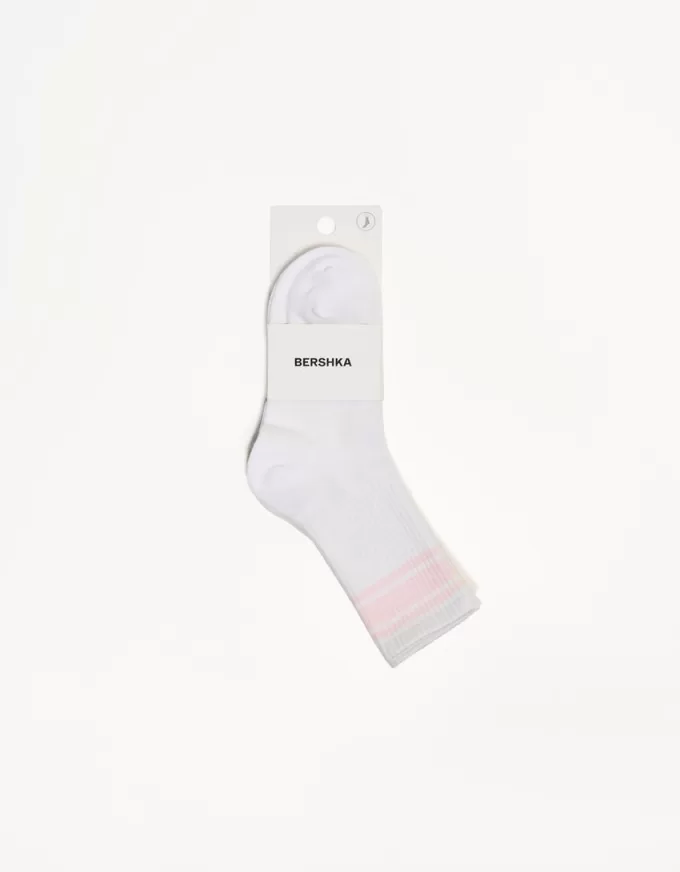 Pack of 3 pairs of sporty socks Pack of 3 pairs of sporty socks