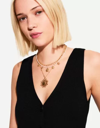 Pack of 3 pendant necklaces