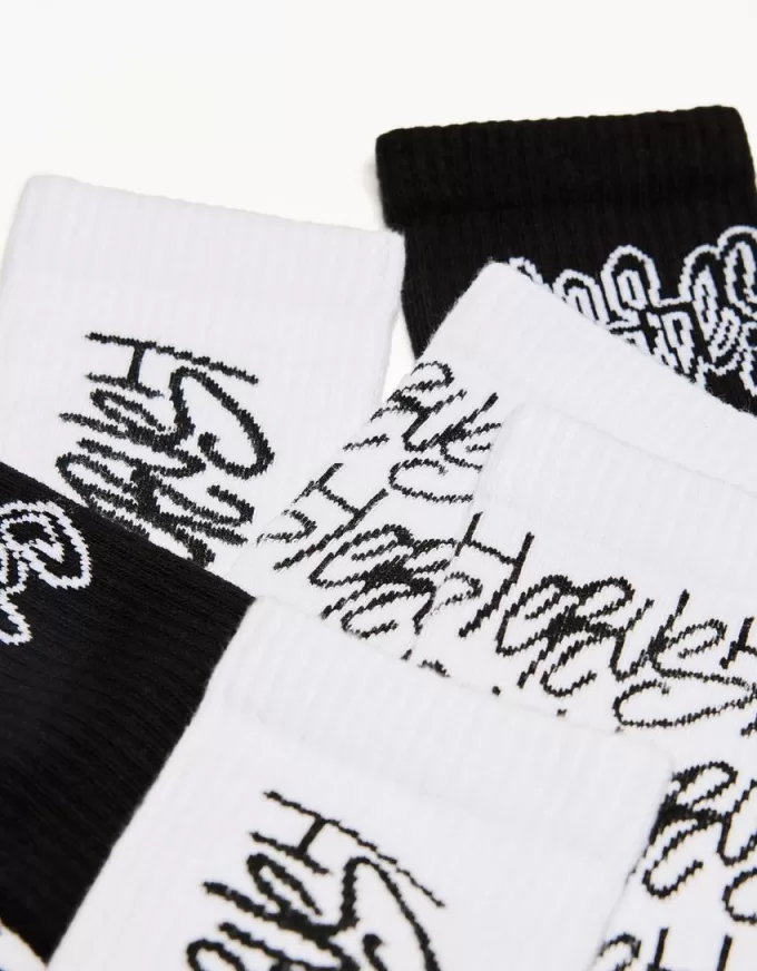 Pack of 3 printed socks