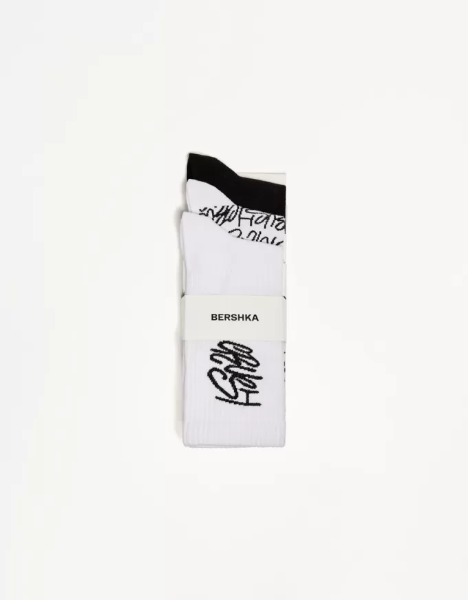Pack of 3 printed socks