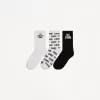 Pack of 3 printed socks