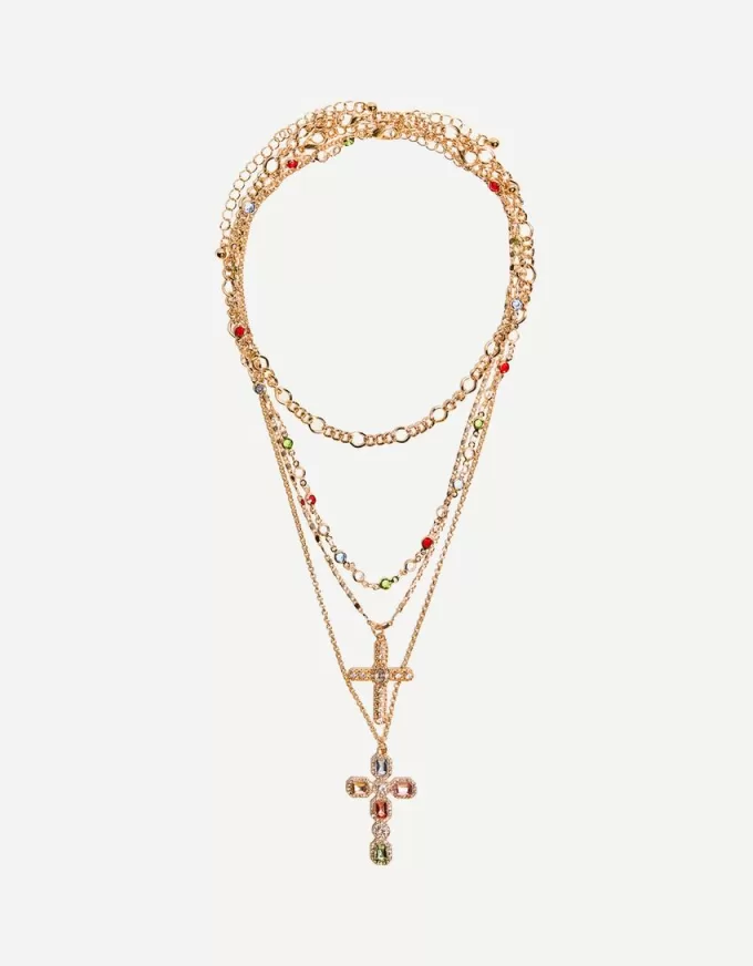 Pack of 4 pendant necklaces