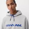 Pan Am print boxy fit hooded sweatshirt Pan Am print boxy fit hooded sweatshirt