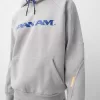 Pan Am print boxy fit hooded sweatshirt Pan Am print boxy fit hooded sweatshirt