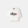 Paris short sleeve cropped T-shirt Paris short sleeve cropped T-shirt