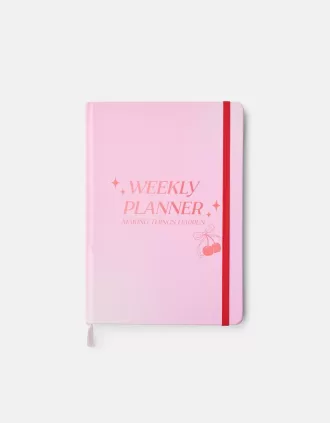 Planner with bows