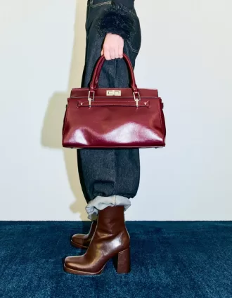 Platform high-heel ankle boots