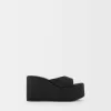 Platform mule sandals