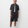 Pleated Bermuda sweat shorts