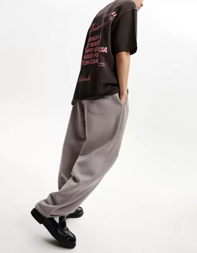 Plush balloon fit pants