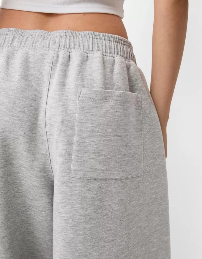 Plush barrel pants with darts Plush barrel pants with darts