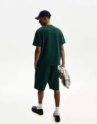 Plush bermuda shorts