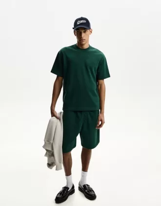 Plush bermuda shorts