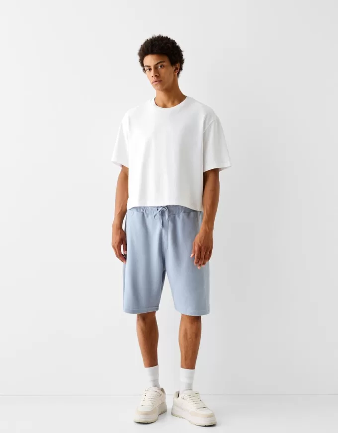 Plush bermuda shorts Plush bermuda shorts