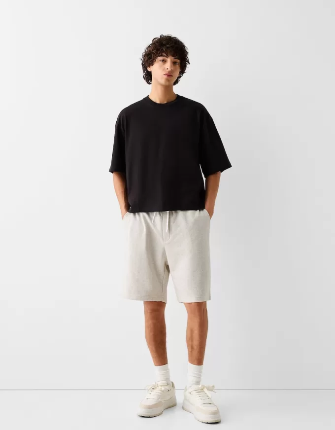 Plush bermuda shorts Plush bermuda shorts