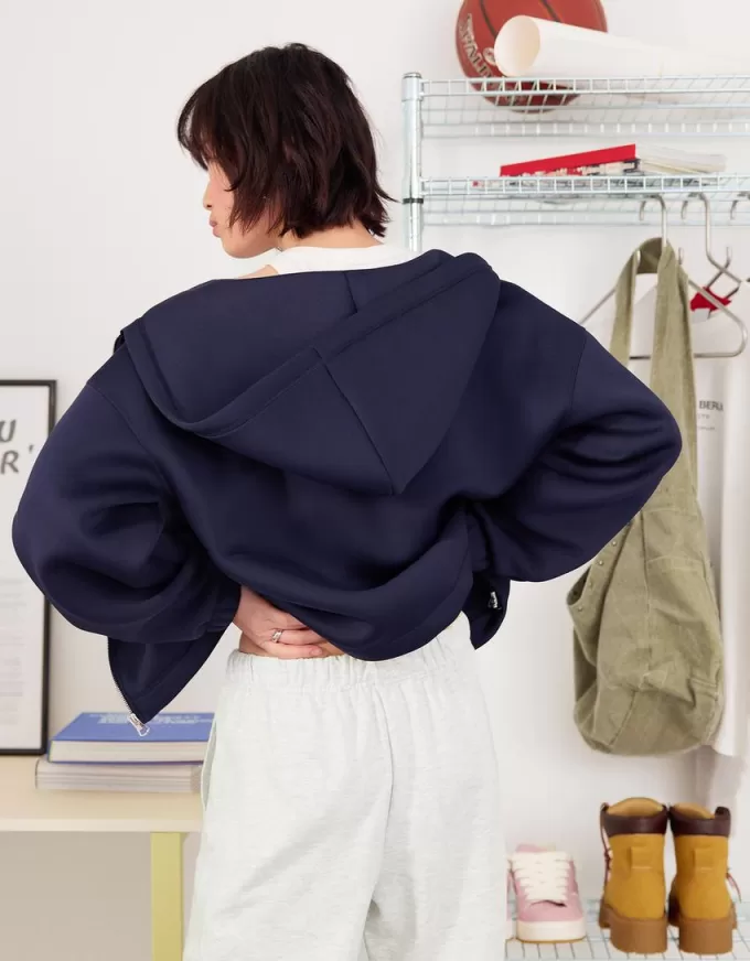 Plush pants with side seams