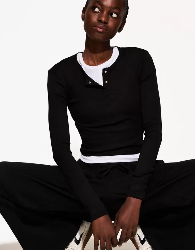 Plush pants with side seams