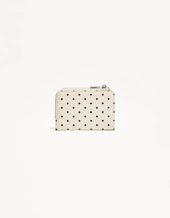 Polka dot coin purse