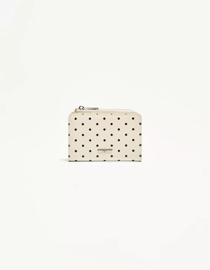 Polka dot coin purse